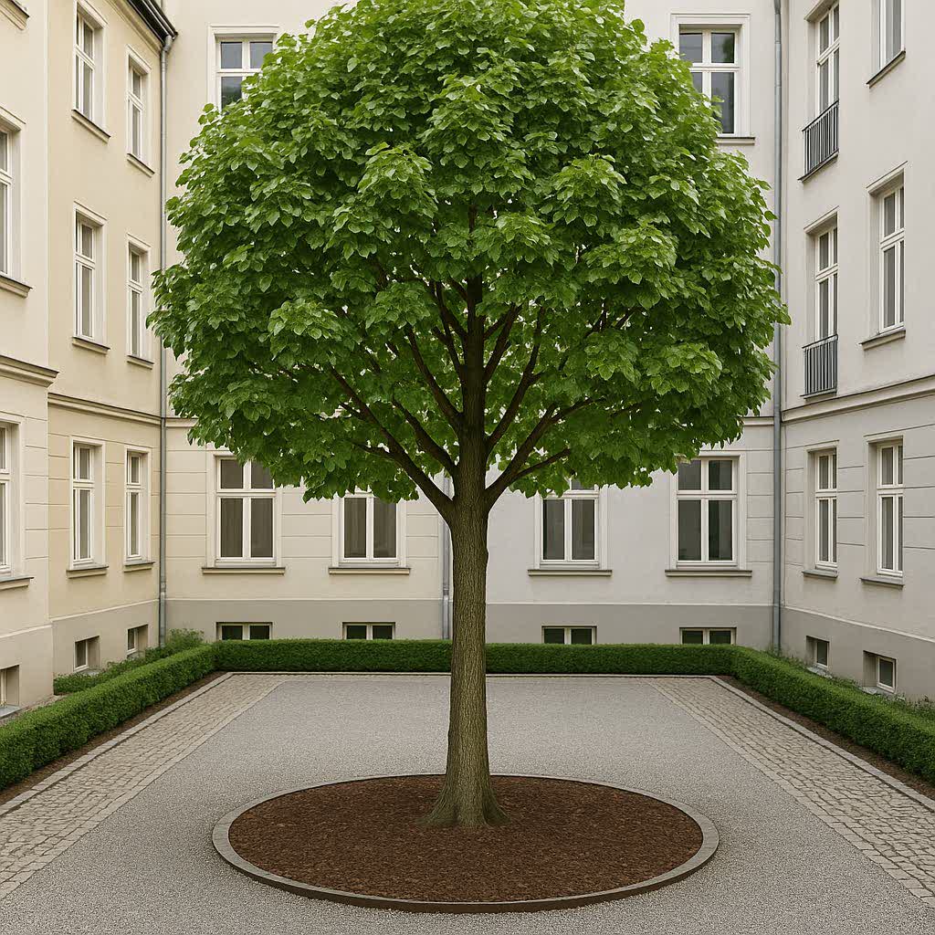 Baumpflege und Verkehrssicherung in einer Wohnanlage